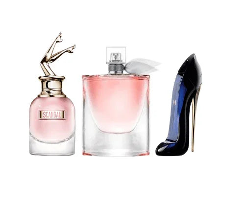 Combo 3 Miniaturas - Scandal Jean Paul + La Vie Est Belle + Good Girl Carolina Herrera