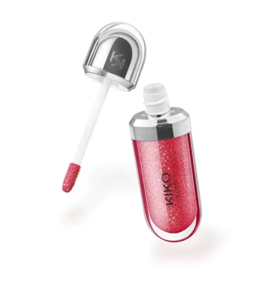 COR 12 LIP GLOSS HYDRA 3D KIKO MILANO - Pearly Amaryllis Red