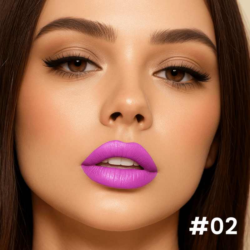 Velvet Glow Lipstick Shine - Brilho Sofisticado e Cor Intensa Que Valoriza Seus Lábios. - Imagem 6