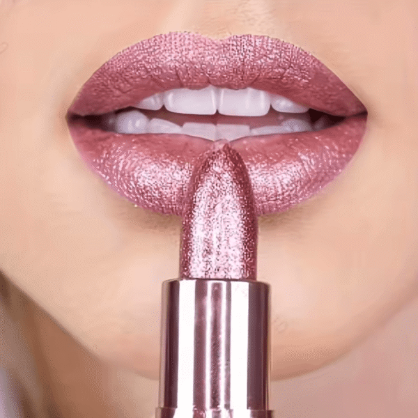 Velvet Glow Lipstick Shine - Brilho Sofisticado e Cor Intensa Que Valoriza Seus Lábios.